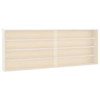 Drewniana gablota kolekcjonerska z drzwiami, 100x8,5x37 cm