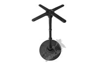 NOGA STOŁU J09 - WYSOKA Z KRZYŻAKIEM PODWÓJNE LISTKI PODSTAWA STÓŁ ŻELIWNA