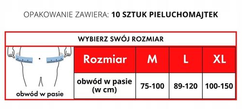 PIELUCHOMAJTKI PAMPERSY DLA DOROSŁYCH KAREIN CLASSIC XL 30 SZTUK na Arena.pl
