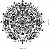 Szablon malarski Mandala Tynkarski do tynków 90 cm Beton architektoniczny
