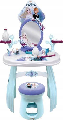 Smoby Toaletka Disney Kraina Lodu Salon Piękności Frozen 10 Akc Taboret na Arena.pl