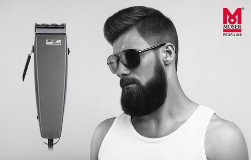 MASZYNKA DO WŁOSÓW MOSER PRIMAT TYTAN PRO 1230 STARBLADE 48mm + 8 NASADEK na Arena.pl