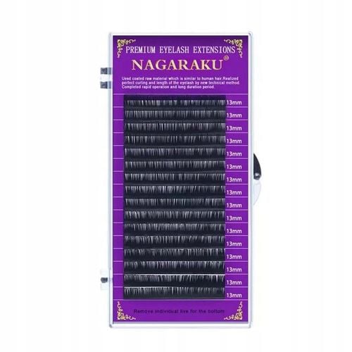 Rzęsy Nagaraku Mink C 0,07 11 mm 16 pasków czarne na Arena.pl