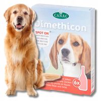 KROPLE NA PCHŁY I KLESZCZE DLA PSA PREPARAT NA PCHŁY 6 DAWEK PRZECIW PCHEŁ