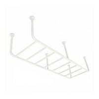 Drabinka gimnastyczna sufitowa Slim metalowa biała 200x40 cm do ćwiczeń