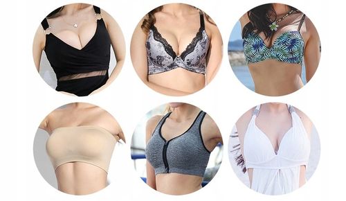 WKŁADKI DO BIKINI STANIKA PUSH UP SILIKON WYMIENNE MODELUJĄCE POWIĘKSZAJĄCE na Arena.pl