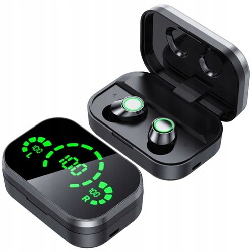 Słuchawki bezprzewodowe douszne BLUETOOTH 5.0 YD03 dotykowe stacja ładująca na Arena.pl