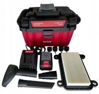 20V AQ-ONE Odkurzacz przenośny, DRY WET 100-200W-10L-HEPA, 4AH, BMC