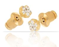 kolczyki kwiatuszki z kryształami preciosa (p8348au)