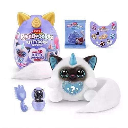 ZURU RAINBOCORNS KITTYCORN SURPRISE JAJKO NIESPODZIANKA KOTEK MASKOTKA na Arena.pl