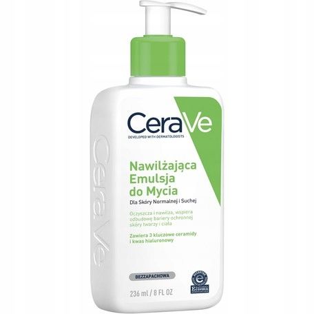 CeraVe Emulsja Do Mycia Ciała Dla Skóry Suchej I Normalnej 236 ml na Arena.pl