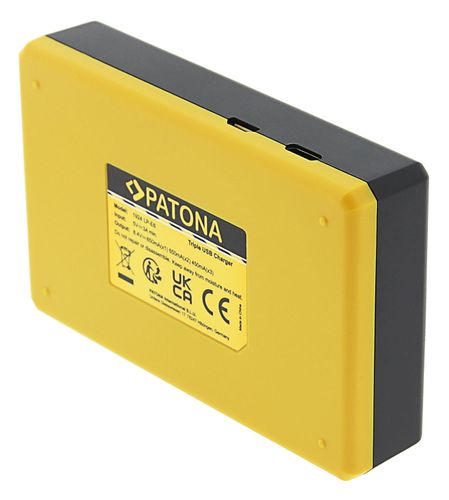 Patona potrójna ładowarka do akumulatorów Canon LP-E6 na Arena.pl