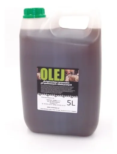 OLEJ DO SMAROWANIA ŁAŃCUCHA I PROWADNICY 5L PIŁY zdjęcie 1