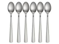 6x łyżka do zupy sztućce komplet 6szt zestaw sztućców gładka kwadratowa