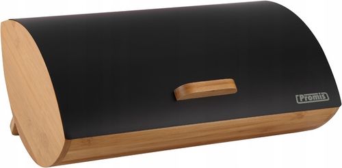 DUŻY CHLEBAK DREWNIANY METALOWY PROMIS POJEMNIK NA PIECZYWO CHLEB na Arena.pl