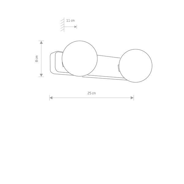 Kinkiet BRAZOS zdjęcie 2
