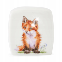 Royal Worcester skarbonka na prezent wzór lis lisek porcelana na prezent