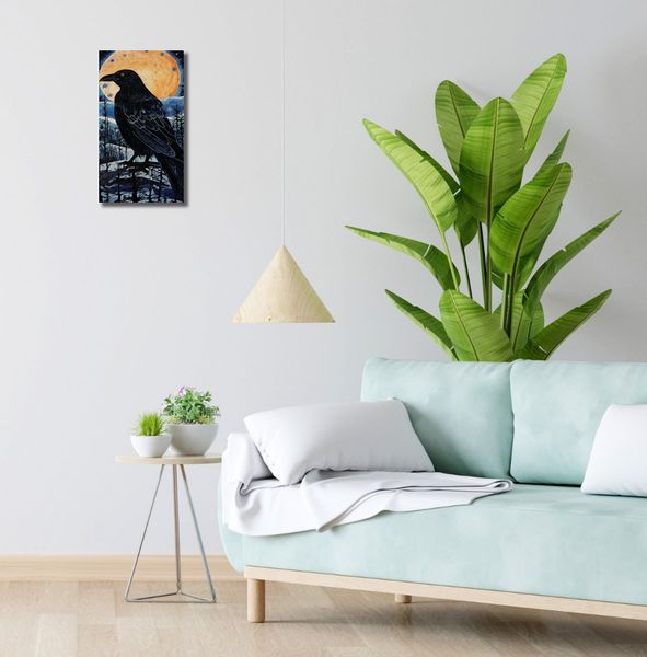 Obraz 20x40cm Kruczy Mąciciel zdjęcie 2