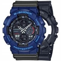 ZESTAW G-SHOCK GA-140-1A1ER NIEBIESKI CZARNY