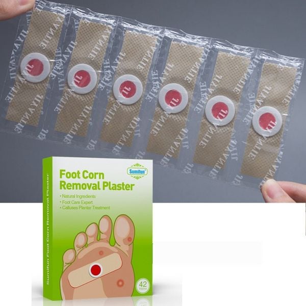 Plastry Usuwające Kurzajki na odciski Odcisków Stóp Plastry 42 Szt zdjęcie 2