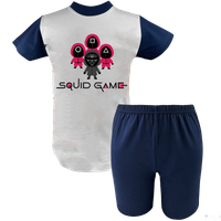 Krótka Piżama dziecięca - Squid Game - Nowy Sezon