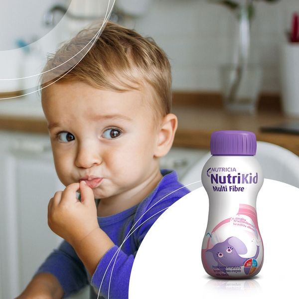 NutriKid Multi Fibre TRUSKAWKA ZESTAW 4x200ml zdjęcie 5