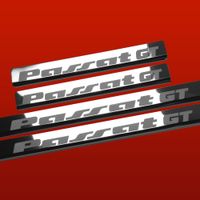 Listwa progowa VOLKSWAGEN PASSAT B8 GT Stal nierdzewna 304 połysk 4szt