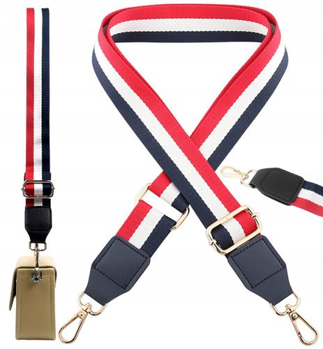 Regulowany Szeroki Pasek Do Torby Torebki Parciany na Arena.pl