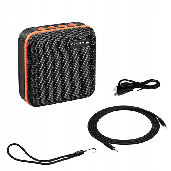 GŁOŚNIK BLUETOOTH Przenośny Bezprzewodowy z radiem MANTA SPK01GO MP3 USB FM zdjęcie 12