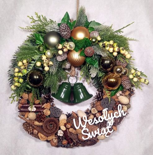 Ręcznie wykonany wianek świąteczny – idealny na Boże Narodzenie na Arena.pl