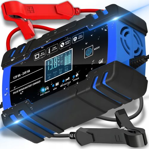PROSTOWNIK ŁADOWARKA DO AKUMULATORA LCD 12V 8A na Arena.pl