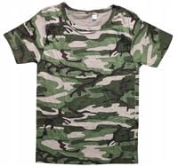 Koszulka Podkoszulek T-shirt Męski Bawełniany Krótki Rękaw Moro XL