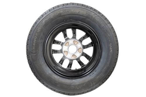OUTLET Koło wzmacniane do przyczepy OPONA KENDA 185/80 R14C 104/102N FELGA ALU KENDA 5.5Jx14"H2 5x112 ET:30 na Arena.pl