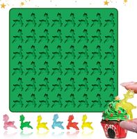 Silikonowa Forma na Boże Narodzenie w Kształcie Jelenia 48 na raz