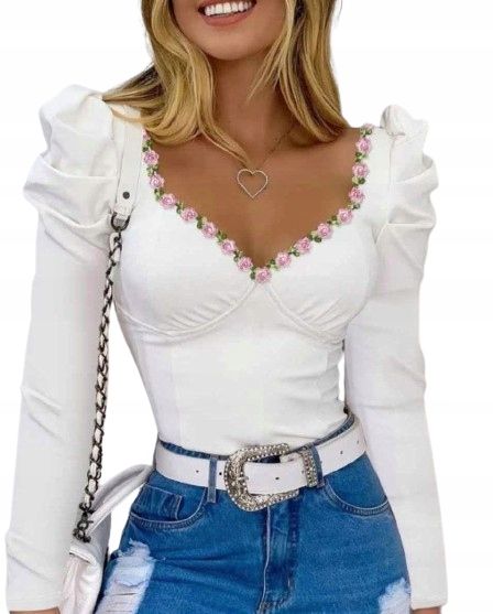 Bluzka Stella M Biały zdjęcie 1