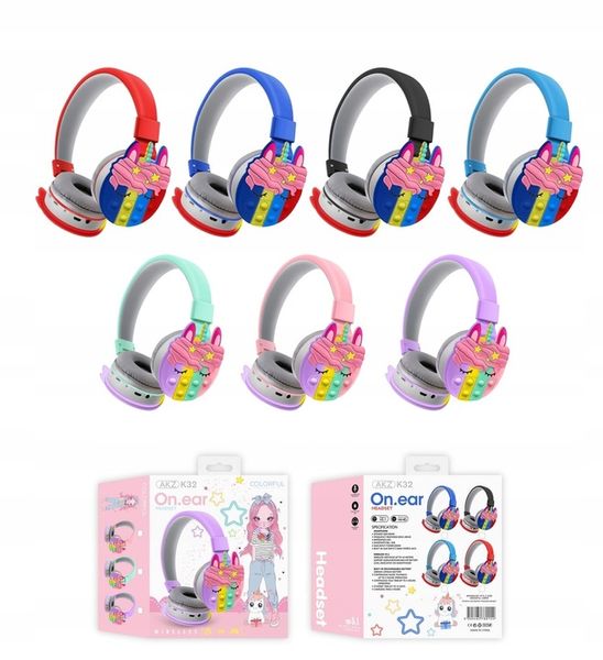 SŁUCHAWKI DLA DZIECI BLUETOOTH JEDNOROŻEC UNICORN zdjęcie 3