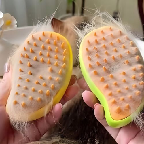 SZCZOTKA PAROWA DLA KOTA PSA ZWIERZĄT MASAŻER GRZEBIEŃ ELEKTRYCZNY SIERŚĆ na Arena.pl