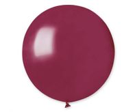 Balon pastelowy bordowy winny matowy #101, 48 cm 1 szt.