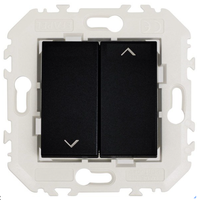 Efapel Quadro45 łącznik żaluzjowy czarny 45281 KWPM