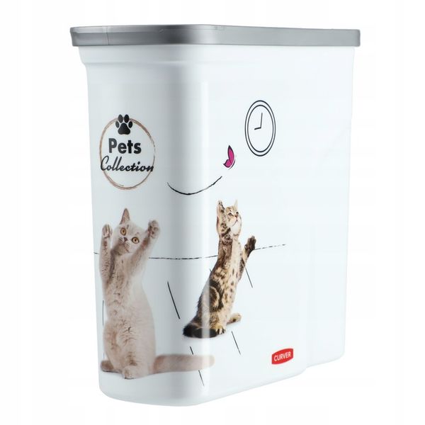 CURVER POJEMNIK NA SUCHĄ KARMĘ ŻWIREK DLA KOTA 2L zdjęcie 12