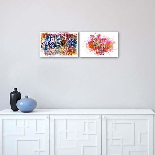 Obraz na płótnie – Canvas, Zebra, abstrakcja 60x40 na Arena.pl