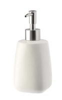 Dozownik ceramiczny do mydła PASTELLO biały matowy 400 ml