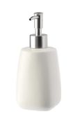Dozownik ceramiczny do mydła PASTELLO biały matowy 400 ml