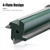 Frez prosty do drewna 4P | trzpień 8 mm | fi 16 x 50 | VHM | z łożyskiem