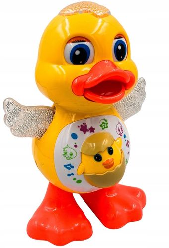 TAŃCZĄCA KACZKA NA BATERIE INTERAKTYWNA EDUKACYJNA ŚWIECĄCA GRAJĄCA na Arena.pl