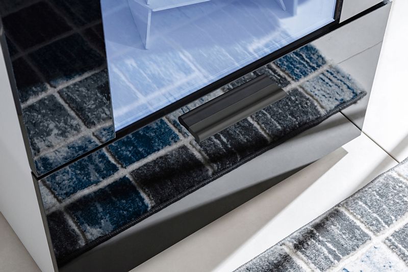 Witryna Szklana Regał Salon Dąb Wotan z Półkami LED 192x60 zdjęcie 5