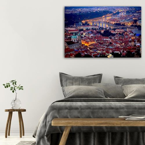 Deco Panel, Praga o zmroku 60x40 na Arena.pl