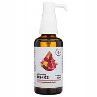 Aura Herbals WITAMINA D3 4000IU K2 MK7 FORTE krople 50ml