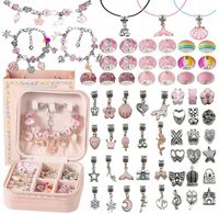 ZESTAW DO ROBIENIA BRANSOLETEK NASZYJNIKÓW DLA DZIECI PREZENT KORALIKI