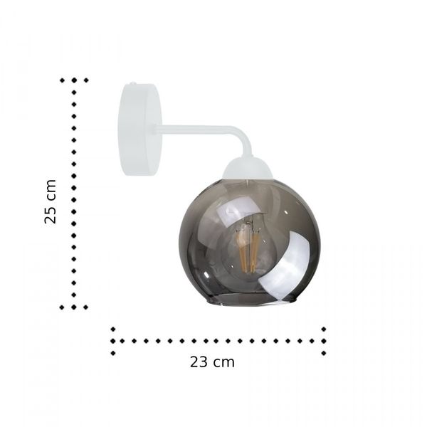 Kinkiet 1xE27 COSMO WHITE zdjęcie 3